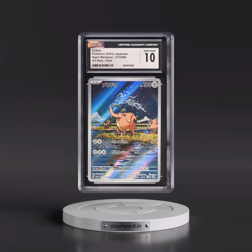 2024 Pokémon Sv6a-Night Wanderer #073 Cufant - Art Rare (CGC 10 GEM MINT)