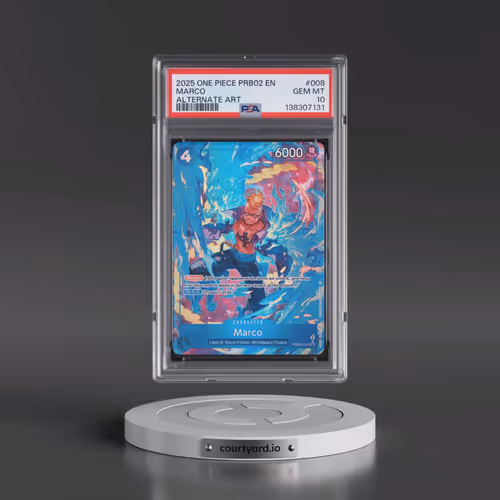 2025 One Piece PRB02-Premium Booster -One Piece Card the Best- Vol.2 #008 Marco - Alternate Art (PSA