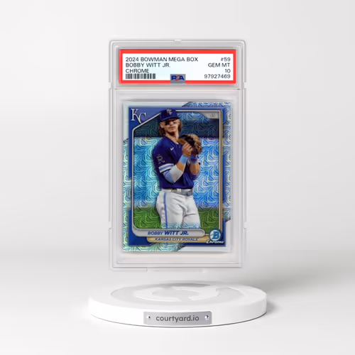 2024 Bowman Mega Box Chrome #59 Bobby Witt Jr. (PSA 10 GEM MINT)