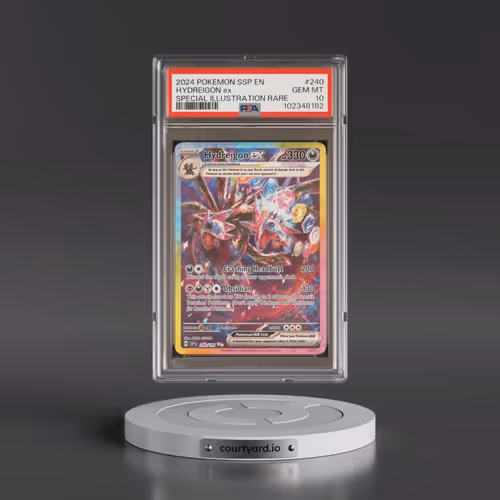 2024 Pokémon Ssp EN-Surging Sparks #240 Hydreigon EX - Holo Special Illustration Rare (PSA 10 GEM MI