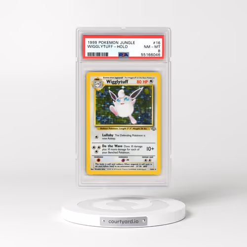 1999 Pokémon Jungle #16 Wigglytuff - Holo (PSA 8 NM-MT)