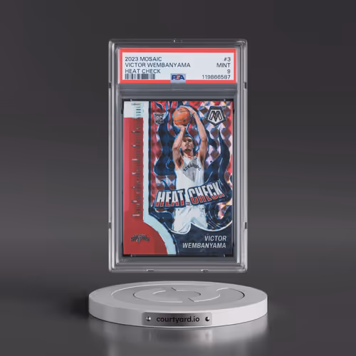 2023 Panini Mosaic Heat Check #3 Victor Wembanyama (PSA 9 MINT)