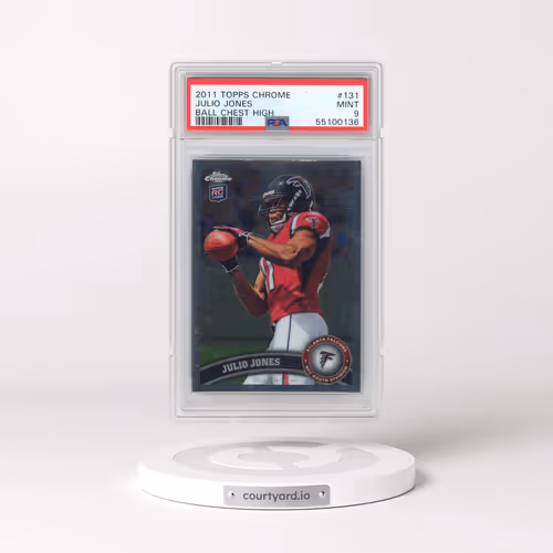 2011 Topps Chrome #131 Julio Jones - Ball Chest High (PSA 9 MINT)