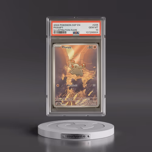 2024 Pokémon Ssp EN-Surging Sparks #205 Phanpy - Illustration Rare (PSA 10 GEM MINT)