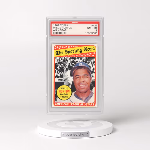 1969 Topps #429 Willie Horton - All-Star (PSA 8 NM-MT)