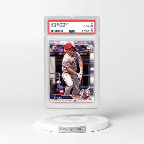 2019 Bowman #1 Mike Trout (PSA 10 GEM MINT)