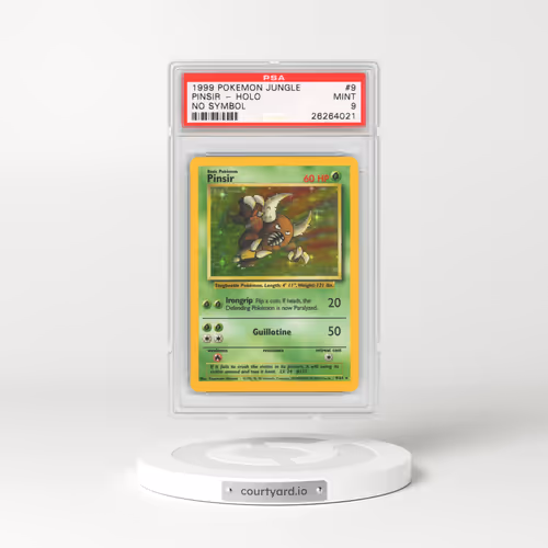 1999 Jungle #9 Pinsir - Holo No Symbol (PSA 9 MINT)