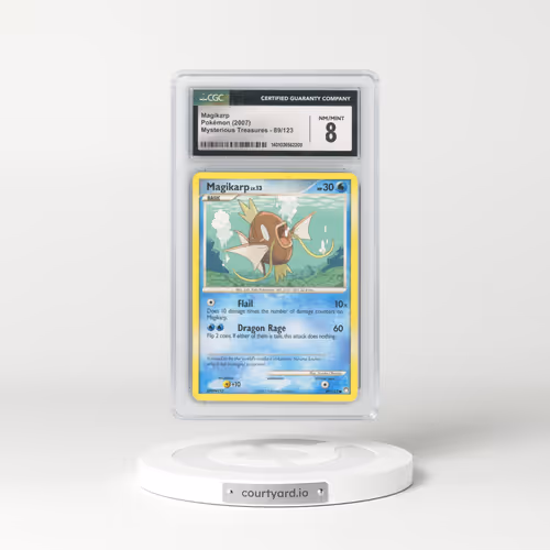 2007 Mysterious Treasures #89/123 Magikarp (CGC 8 NM-MT)