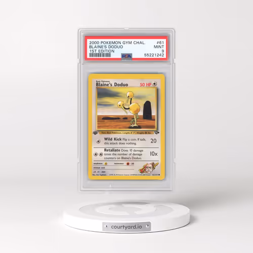 2000 Pokémon Gym Challenge #61 Blaine's Doduo - 1st Edition (PSA 9 MINT)