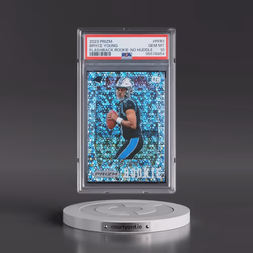 2023 Panini Prizm Prizm Flashback Rookie #PFR1 Bryce Young - No Huddle (PSA 10 GEM MINT)