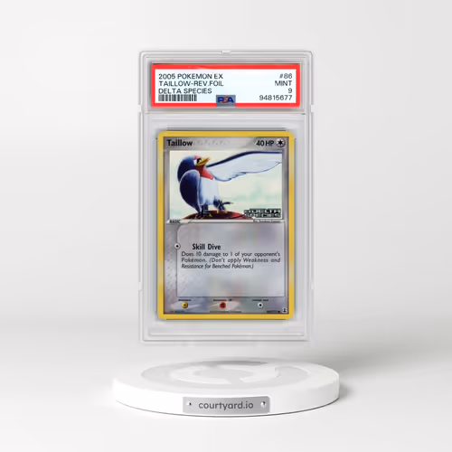 2005 Pokémon EX Delta Species #86 Taillow - Reverse Foil (PSA 9 MINT)