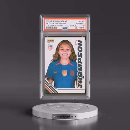 2023 Panini Instant US Women's National Team-Studio #SAT Alyssa Thompson (PSA 10 GEM MINT)