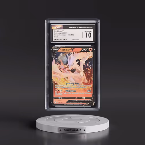 2022 Silver Tempest #024/195 Reshiram V - Holo (CGC 10 GEM MINT)