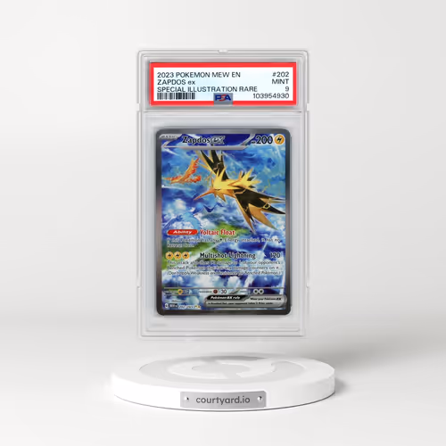 2023 Pokémon Mew EN-151 #202 Zapdos EX - Holo Special Illustration Rare (PSA 9 MINT)