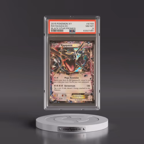2015 Pokémon XY Black Star Promos #XY69 Rayquaza EX - Holo (PSA 8 NM-MT)