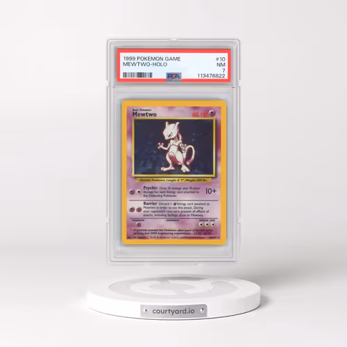 1999 Pokémon Game #10 Mewtwo - Holo (PSA 7 NM)