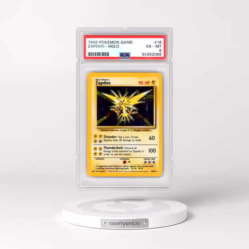 1999 Pokémon Game #16 Zapdos - Holo (PSA 6 EX-MT)