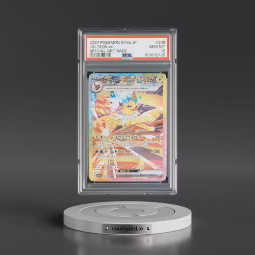 2024 Pokémon Sv8a-Terastal Fest EX #209 Jolteon EX - Holo Special Art Rare (PSA 10 GEM MINT)
