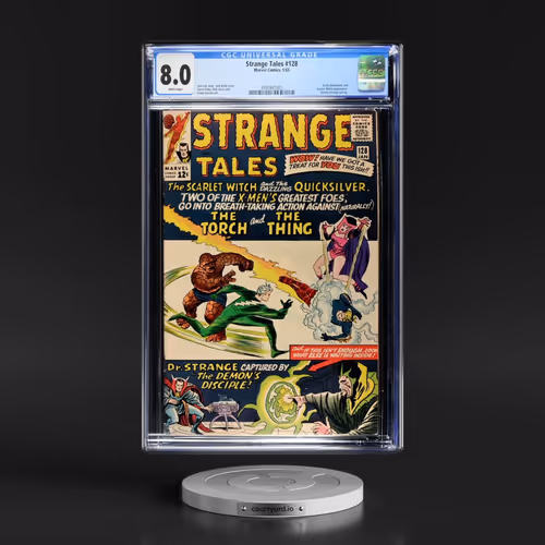 Strange Tales #128 CGC 8.0 White Pages (Marvel Comics, 1/65)