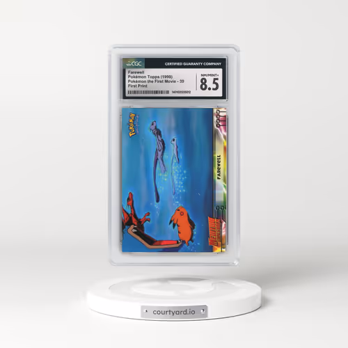 1999 Pokémon the First Movie #39 Farewell - First Print (Blue Topps Logo) (CGC 8.5 NM-MT+)