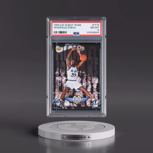 1993 Upper Deck Flight Team #FT16 Shaquille O'Neal (PSA 8 NM-MT)