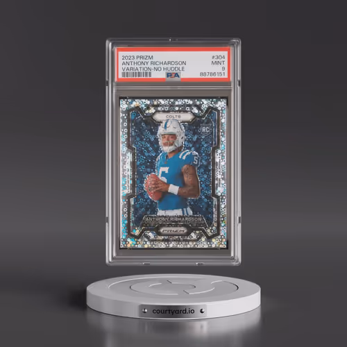2023 Panini Prizm #304 Anthony Richardson - Variation-No Huddle (PSA 9 MINT)