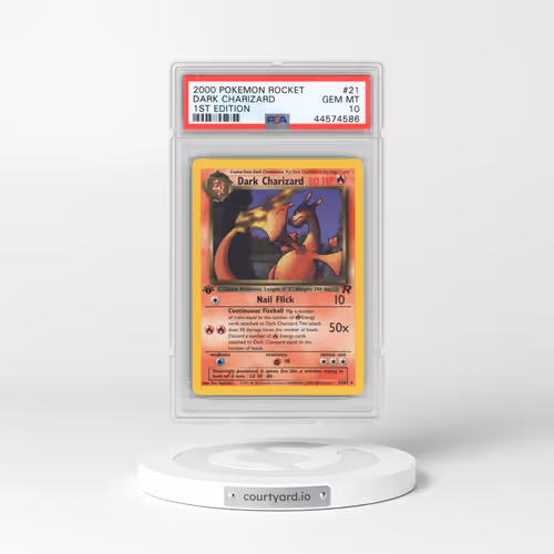 2000 Pokémon Rocket #21 Dark Charizard - 1st Edition (PSA 10 GEM MINT)