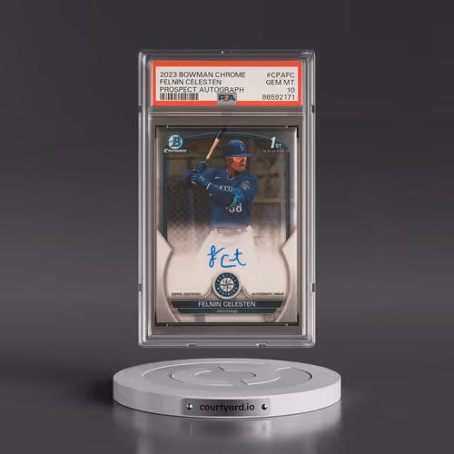2023 Bowman Chrome Prospect Autographs #CPAFC Felnin Celesten (PSA 10 GEM MINT)