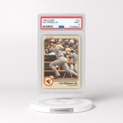 1983 Fleer #70 Cal Ripken Jr. (PSA 9 MINT)