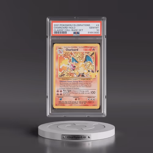 2021 Pokémon Celebrations Classic Collection #4 Charizard - Holo (PSA 10 GEM MINT)