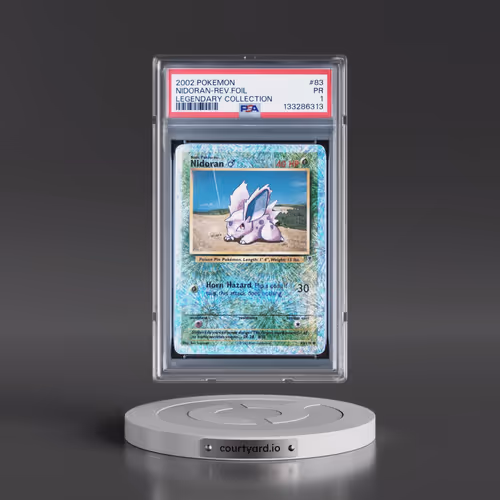 2002 Pokémon Legendary Collection #83 Nidoran - Reverse Foil (PSA 1 PR)
