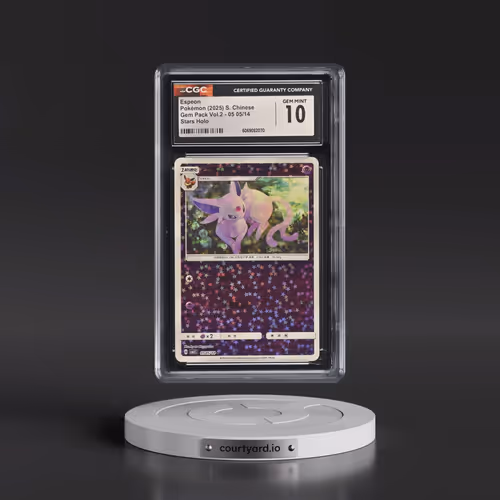 2025 Gem Pack Volume 2 - CBB2C - Simplified #05 05/14 Espeon - Stars Holo (CGC 10 GEM MINT)