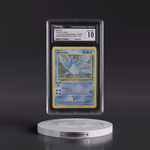 2023 Trading Card Game Classic - CLV, CLC, CLB #009/034 Articuno - Blastoise & Suicune ex Deck -