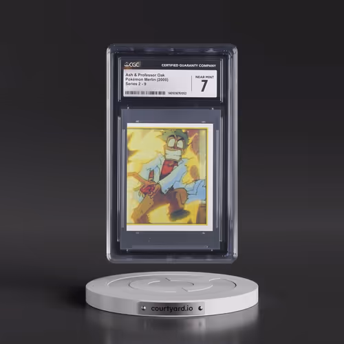 2000 Series 2 #9 Ash & Professor Oak (CGC 7 NM)