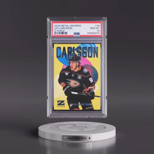 2023 Skybox Metal Universe Z-Force #46 Leo Carlsson (PSA 10 GEM MINT)
