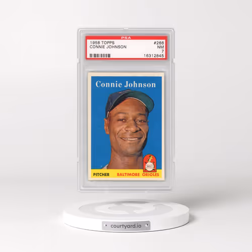 1958 Topps #266 Connie Johnson (PSA 7 NM)