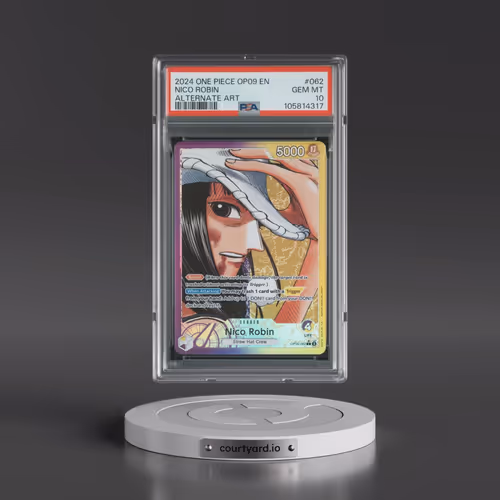 2024 One Piece OP09-Emperors in the New World #062 Nico Robin - Alternate Art (PSA 10 GEM MINT)