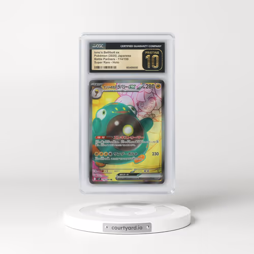 2025 Battle Partners - sv9 #114/100 Iono's Bellibolt ex - Super Rare Holo (CGC 10 PRISTINE)