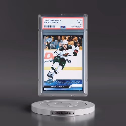 2023 Upper Deck #215 Brock Faber (PSA 9 MINT)