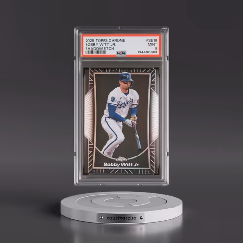 2025 Topps Chrome Shadow Etch #SE10 Bobby Witt Jr. (PSA 9 MINT)