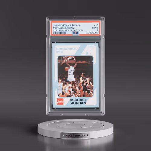 1989 Collegiate Collection North Carolina #15 Michael Jordan (PSA 9 MINT)