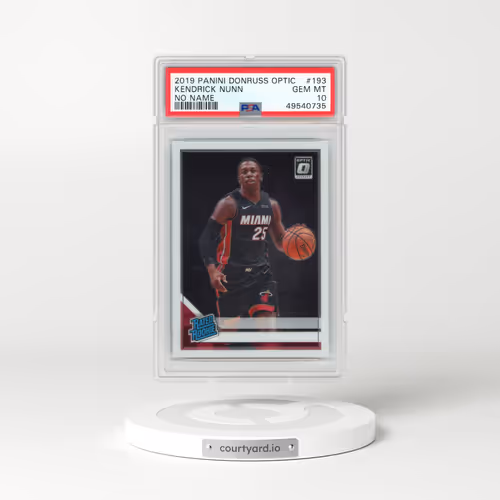 2019 Panini Donruss Optic #193 Kendrick Nunn - No Name (PSA 10 GEM MINT)
