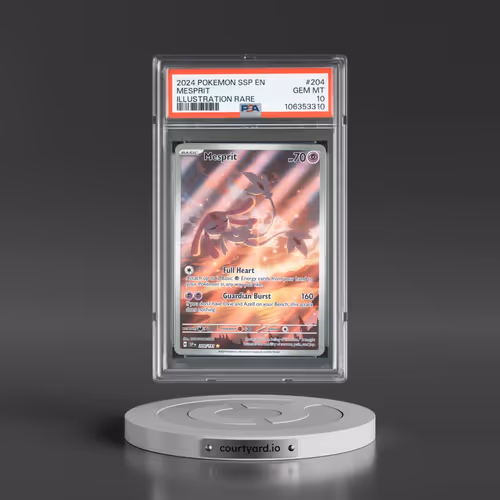 2024 Pokémon Ssp EN-Surging Sparks #204 Mesprit - Illustration Rare (PSA 10 GEM MINT)