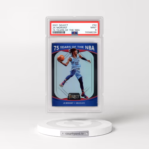2021 Panini Select 75 Years of the NBA #54 Ja Morant (PSA 9 MINT)