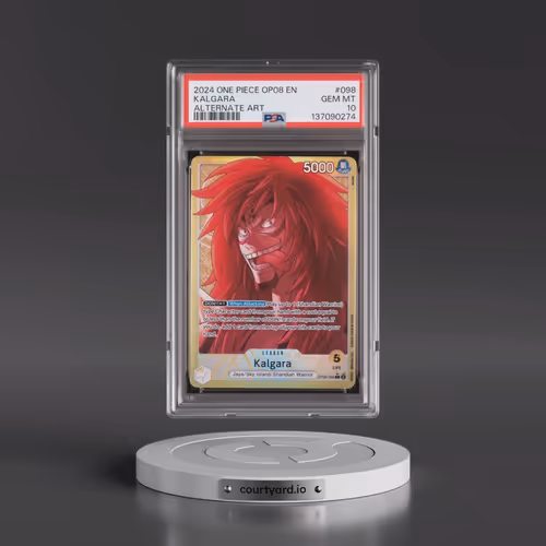 2024 One Piece OP08-Two Legends #098 Kalgara - Alternate Art (PSA 10 GEM MINT)
