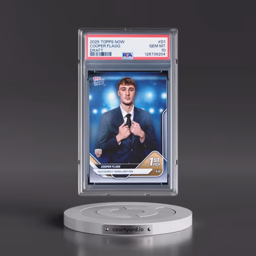 2025 Topps Now Draft #D1 Cooper Flagg (PSA 10 GEM MINT)