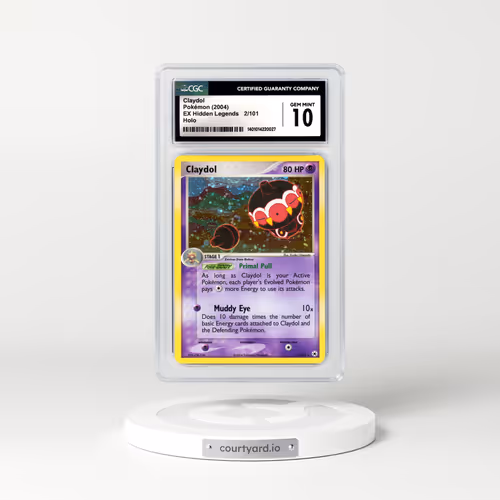 2004 EX Hidden Legends #2 Claydol - Holo (CGC 10 GEM MINT)