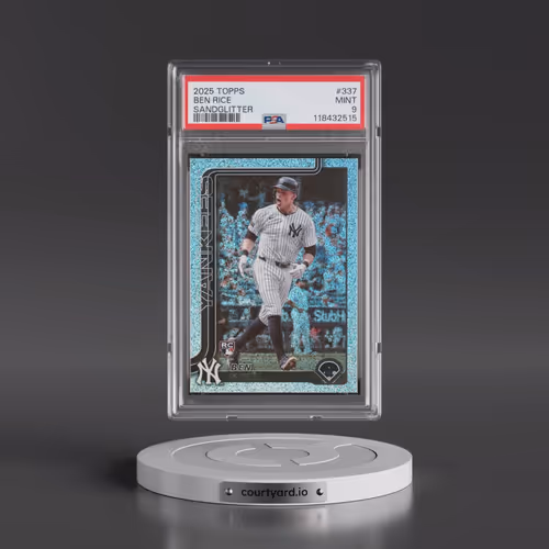 2025 Topps #337 Ben Rice - Sandglitter (PSA 9 MINT)