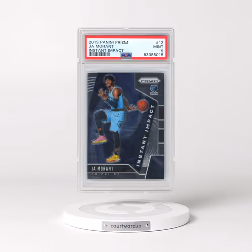 2019 Panini Prizm Instant Impact #12 Ja Morant (PSA 9 MINT)