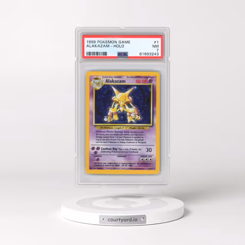 1999 Pokémon Game #1 Alakazam - Holo (PSA 7 NM)